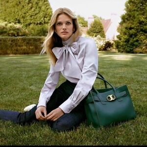 Tory Burch‎ | Daphne Bow Blouse Size 4